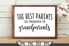 Baby Announcement Grandparents for Pregnancy SVG Design Product Image 1