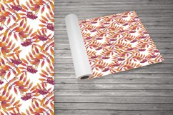 Rowan watercolor seamless pattern, sublimation Product Image 3