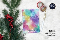 Watercolor Wash Digital Paper | Seamless Rainbow Texture Product Image 4