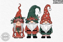 Christmas Gnome Sublimation - Clipart PNG Bundle Product Image 11