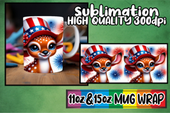 Blissful evenings 11oz 15oz sublimation wrap, USA Animals Product Image 1