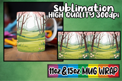 Cozy mornings 11oz 15oz mug wrap, Spring Product Image 1