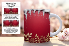 Creative 11oz Mug Wrap Png Template , Christmas Product Image 1
