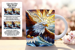 Bright 15oz Mug Wrap Png Design , Animals Product Image 1