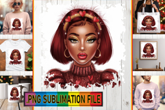 Charming TOTE BAG Magic Ideas, Afro Girl Product Image 1