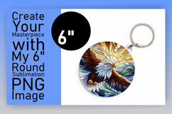 Fun Round Design Keychain Template , Animals Product Image 1