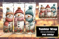 Gingerbread Man Christmas Design 20oz Tumbler Wrap Product Image 1