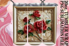 Springtime 3D Flower Tumbler Wrap - 20oz Product Image 1