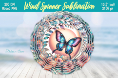 Cute butterfly windspinner |Summer Wind spinner sublimation Product Image 1