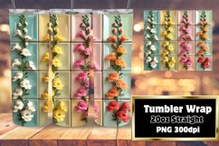 Elegant Blossom Bash 20oz Tumbler Wraps - Sublime Designs Product Image 1