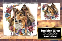 Radiant Retrievers: Sublimation Tumbler Design 20oz Product Image 1