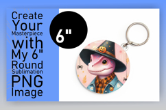 Creative Round Design for Coasters , Halloween Dino Product Image 1
