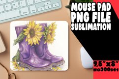 Watercolor Blossom Coaster Design PNG Product Image 1