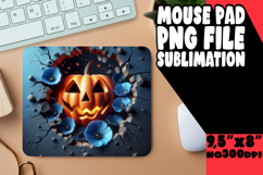 JOYFUL MOUSE PAD PNG ART, 3D Pumpkin Product Image 1