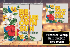 FRESH PNG for 20oz Tumbler Design , Flower Quote Product Image 1