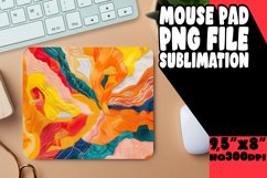 Radiant 3D Embroidery Flower Mouse Pad Product Image 1