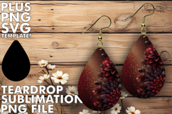 Whimsical Teardrop Earrings Magic, Leopard Prints Product Image 1