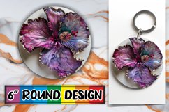Gilded 3D Floral PNG Sublimation Charms Product Image 1