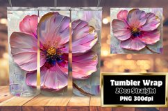 Spring Garden Glamour: 3D Tumbler Wrap Product Image 1