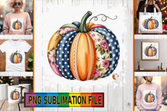 Bright TOTE BAG Designs PNG, Pumpkin Watercolor Product Image 1