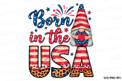 Born in the USA Svg | 4th of July Svg | Svg Cut File Product Image 1
