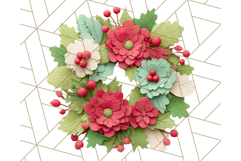 Christmas Clipart, Crafter’s Christmas Paper and Fabric Art Product Image 5