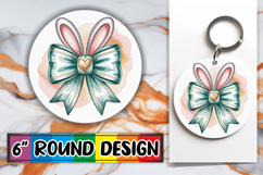 Cozy Circle Ornaments for Kids, Easter Bow Product Image 1