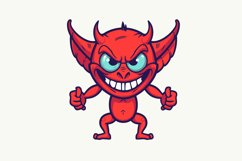 A monster illustration Mascot Sublimation Vector Product Image 1