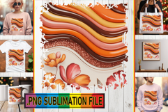 Joyful TOTE BAG Sublimation PNG, Pattern Product Image 1