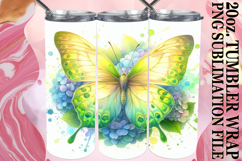 ENCHANTING VIEWS 20oz TUMBLER WRAP, Butterfly Product Image 1