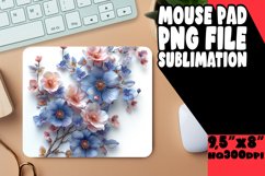 Whimsical Colorful Floral Design Pad: Sublimation Delight Product Image 1