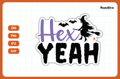 Funny Halloween Sticker | Hex Yeah Product Image 3