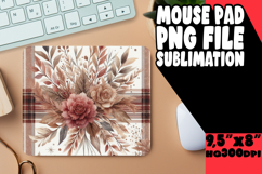 Cozy Mouse Pad Sublimation Magic, Autumn Flower Product Image 1