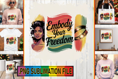 Vibrant TOTE BAG Designs Ideas, Juneteenth Product Image 1