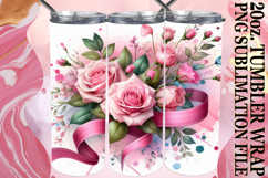 Sweet reflections 20oz tumbler wrap, Flowers Product Image 1