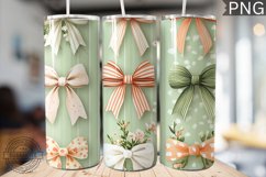 Spring Fling Bow Tumbler Wrap -High Quality 300 Dpi Product Image 1