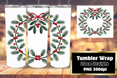 Beautiful Gift: 20oz Tumbler Wrap , Christmas Product Image 1