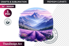 Lavender Clipart PNG, Purple flower arrangement sublimation Product Image 1