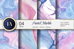 Watercolor Marble Mix Pink Blue Purple Digital Paper Product Image 1