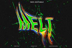 Psychedelic Melted Text Effect and Font Style Product Image 1