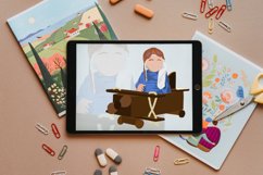 Dressed Up Kid Vector Illustration Product Image 6