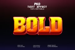Bold 3d Editable Text Effect Style Product Image 1