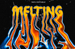 Melting Fiery Text Effect and Font Style Product Image 1