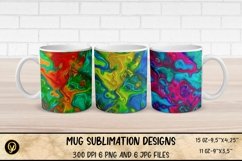 Mug Sublimation Wrap Bundle 11.Abstract Mugs. Product Image 7