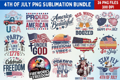 36 Patriotic USA 4th of July Designs | Independence Day PNG Product Image 1