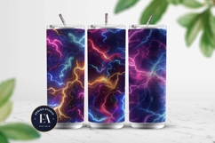 Neon Thunderstorm Texture | Electric Storm Background Product Image 2