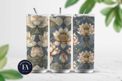 Vintage Mughal Lotus Pattern | Indian Lotus Floral Texture Product Image 2
