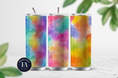 Watercolor Wash Digital Paper | Seamless Rainbow Texture Product Image 2