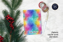 Watercolor Wash Digital Paper | Seamless Rainbow Texture Product Image 4