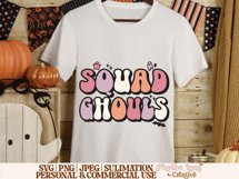 Squad Ghouls SVG, Halloween SVG, Spooky SVG, Creepy SVG Product Image 6
